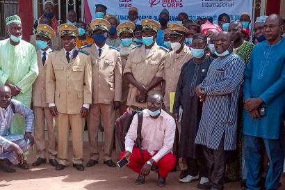 Local authorities, religious leaders, community leaders and representatives of organizations at the launch.